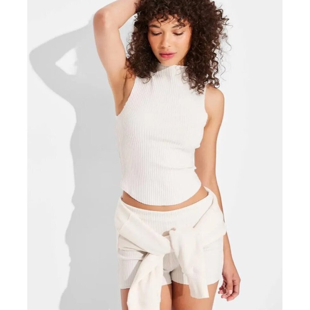 Wild Fable Women's Ribbed Tank Top Off White size XS NWT